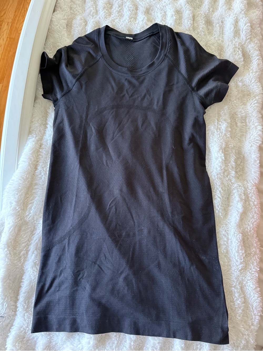 lululemon athletica Black Short Sleeve Athletic Top